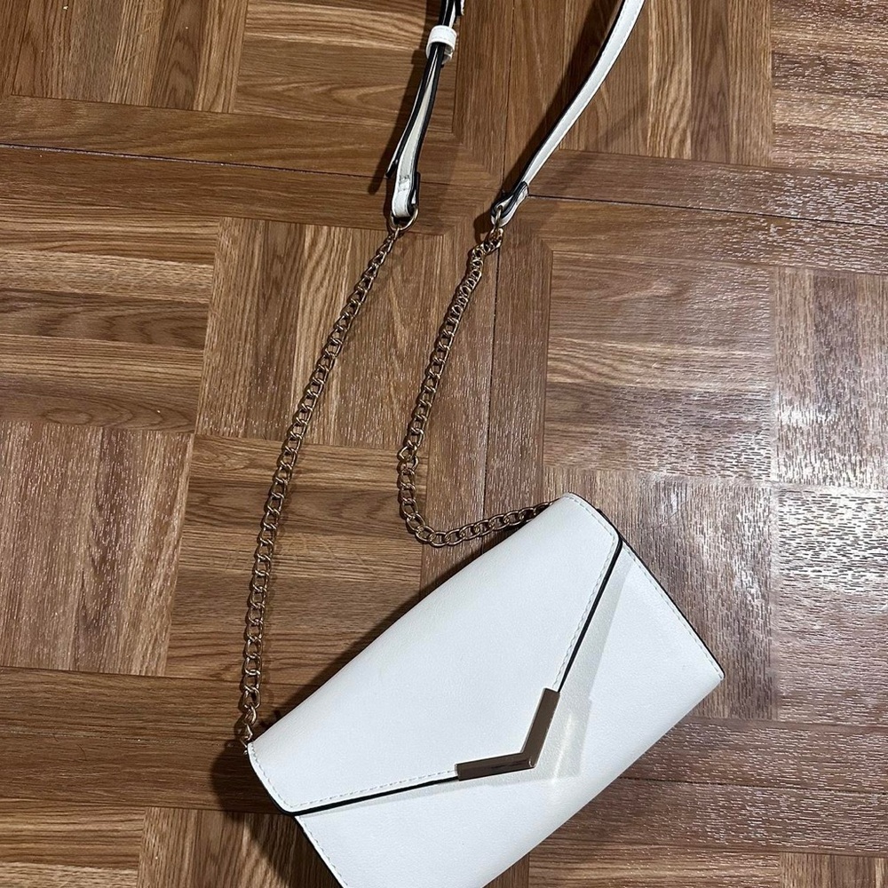 Stylish White Crossbody Bag